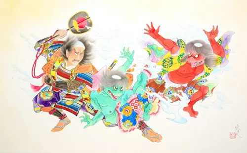 つがる新田 信政公と水虎様